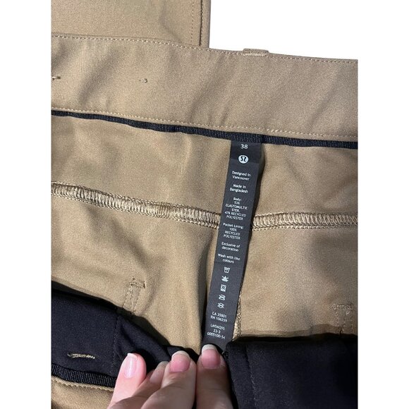 NWOT Lululemon Mens ABC Pant Classic Fit Size 38x30 Nomad Smooth Twill Light - Picture 5 of 7